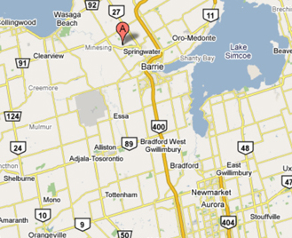 SIMCOE MAP